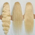 Straight 30 Inch Long Blonde Hd Lace Front Human Hair Wig Brazilian Virgin Hair Wigs Wholesale 613 Human Hair Full Lace Wig