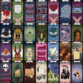 30PCS Vintage Mythy Divination reading book Tarot Card bookmark