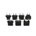 EU to American European Conversion Plug Adapter Socket Portable 2Pin Black Electrical Travel Adapter Converter Power Socket