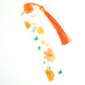Flower Acrylic Bookmarks Transparent Acrylic Bookmarks Cute Floral Bookmarks With Colorful Tassels