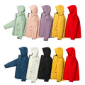 Three-In-One Winter Outdoor Jacket for Men Women 0.05kg Detachable Polar Fleece Liner Stand Windproof Waterproof Warm Knitted