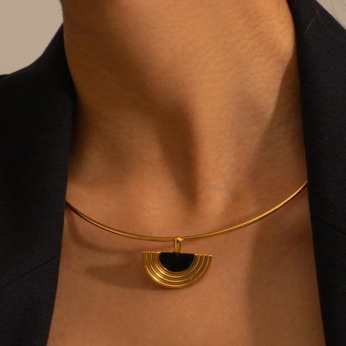 #166-#180 ODM 18k Gold Plated Chain Link 316L Necklace for Girls Stainless Steel Choker for Women