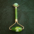 HZ Hot Sales Skin Care Tools Custom 100% Natural Crystal Facial Xiuyan Jade  Roller Gua Sha Jade Roller