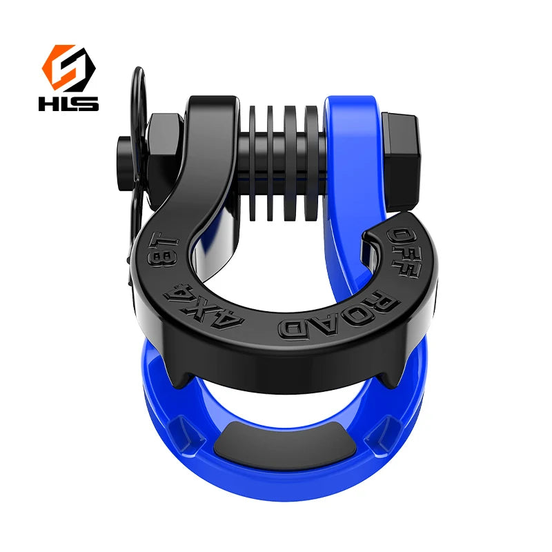 4x4 Off-Road Rescue Parts Tow Hook 8 T Customized Bow Shackle Split Shackle with Nut Pin