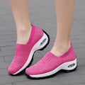 Hot Sale Fly-Woven Mesh Breathable Shoes Quick-Drying Lightweight Wear-Resistant Lazy Heightening Casual Shoes