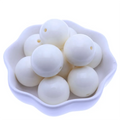 Hotsale 20MM Cream Fashion Spacer Necklace Beading Plastic Beads