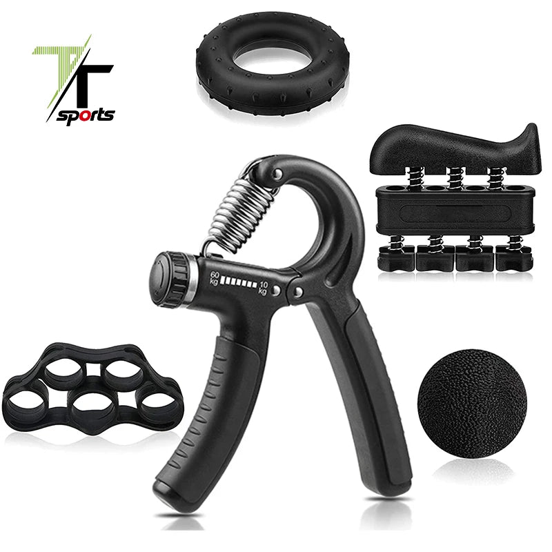 Wholesale 5 in 1 5 Pack Set Adjustable Hand Grip Strengthener Set for Gym Fitness