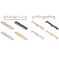 IVANHOE Metal Connector for Samsung Galaxy Fit 3 SM-R390 Watchband Strap Stainless Steel Adapter Accessories