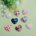 Resin Fatback Heart Cabochons for DIY Crafts Accessories Jewelry Keychain Slime Making