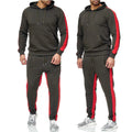 Custom Gym Sweatsuit Polyester Stripe Men Tracksuit New Product Men's Sports Clothing