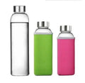 Madou Factory Customized Borosilicate Glass Water Bottles Neoprene Sleeve Wholesale Adults Sports Travelling Boiling Water Safe MegaBDM