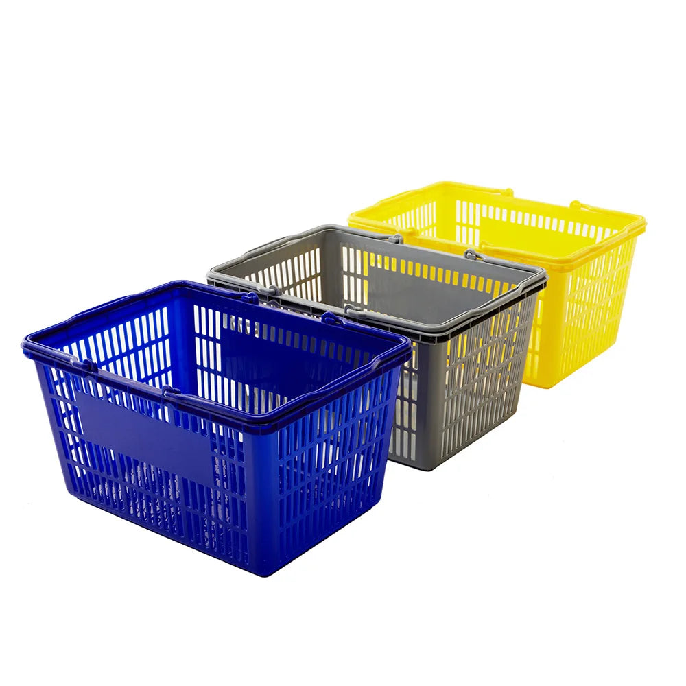 Cheap Plastic Supermarket Shopping Basket for Sale Basket for Shopping Custom