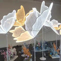 Modern Led Standing Lamp for Creative Road Load Walkway on Party Stage Wedding Hanging Butterflies Acrylic Light in Bulk