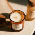 LIGHTING LOVER Wholesale Holiday Home Decoration Soy Wax Pillar Scented Candles in Glass Jars