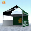 Custom Printed 10x10ft Trade Show Event Tent Tent Outdoor Frame Hexagon Aluminum Frame Waterproof Oxford Durable Portable
