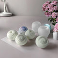 Rotating Ball Aromatherapy Candle Ornament Mold Geometric DIY Handmade Soap Cake Baking Silicone Mold Custom