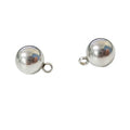 Electroplated Stainless Steel Drop Tail Ball Round Bead Pendant Charm for Necklace Bracelet Diy Jewelry Accessories