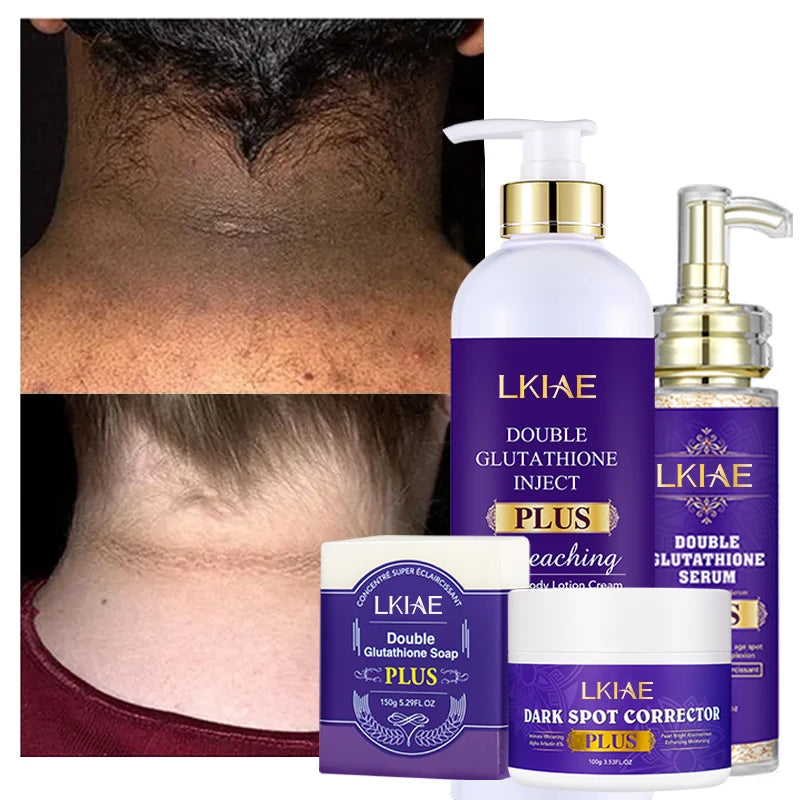 LKIAE Taiwan Neck Hydration Hyperpigmentation  Professionals Products Moisturize Facial Brightening Skin Care Set for Men