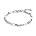 Trend Ins Couple Jewelry Stainless Steel Bracelet Wrist Accessories Melon Seed Chain with Lobster Clasp for Men Gift