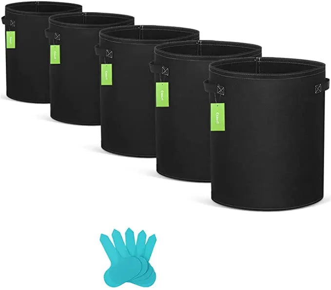 Cheap Free Sample 3 5 7 10 15 25 30 100 Gallon Garden Felt Pot Plant Growing Bag Felt Fabric Garden Grow Bags