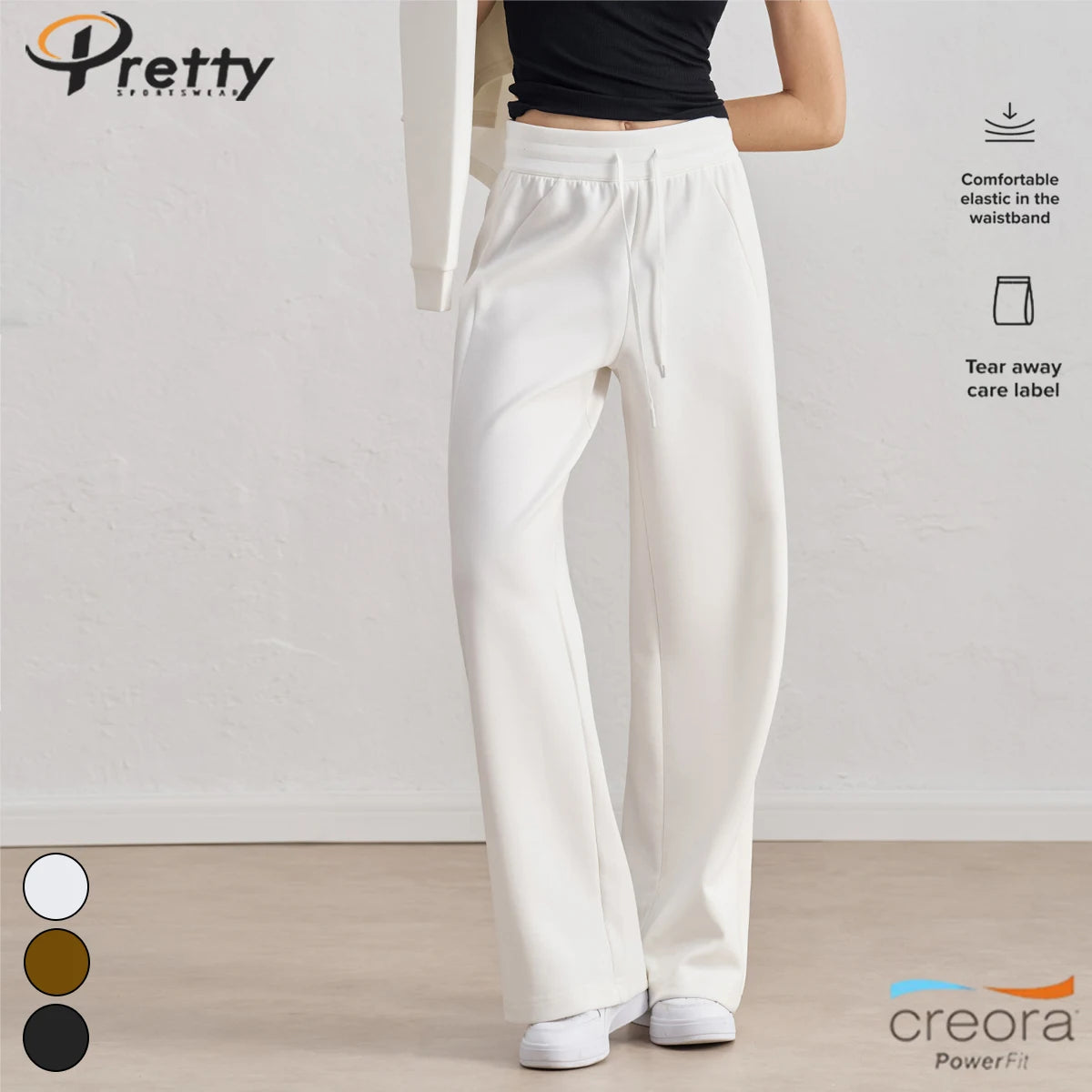 Spring Women's Tracksuits Workout Sweatpants Drawstring Straight-leg Sweatpants Fitness Women's Clothing Athleisure Pants