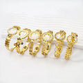 2024 Custom Summer Italian 18K Gold Plated Stainless Steel Fashion Jewelry Crystal Bracelets and Bangles Women for Girls