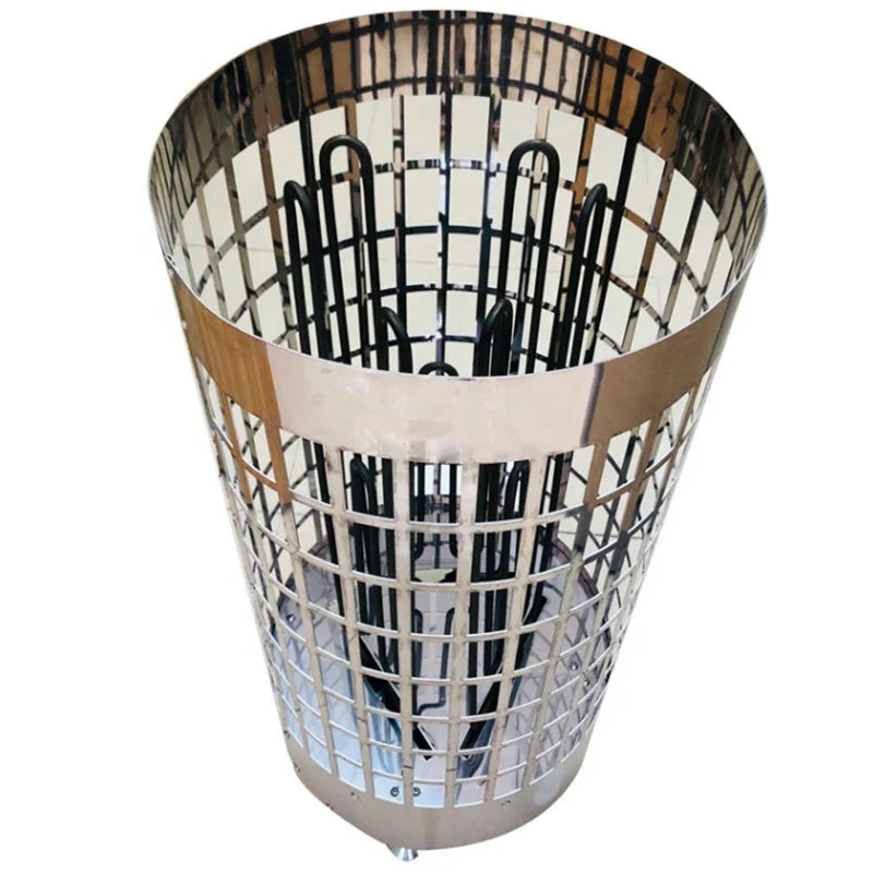 Modern Design Electric Stainless Steel Sauna Heater Computer Control Panel Hotel Dry Steam Steaming Stove Sauna Accessory