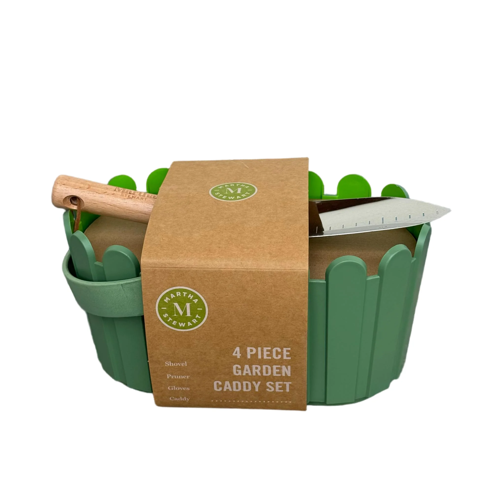 Wholesale PIONEERA 4-Piece Simple Classic DECO Lightweight Durable Gardening Tool Set Canvas Stainless Steel Storage Basket