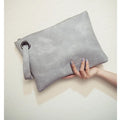 RTS Fashion Solid Women's Clutch Bag pu  Leather Women Envelope Bag Clutch Evening Bag Female Clutches Handbag