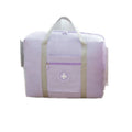 Online Sale Trendy for Pink Polyester Folding Travel Bag Spring Fresh Design by China Factory Zipper Closure