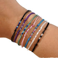 Go2boho Bohemia Trendy Multi-Layer Handmade Rope Glass Beads Bracelets Minimalism Unisex Festival Gift Healing Luck