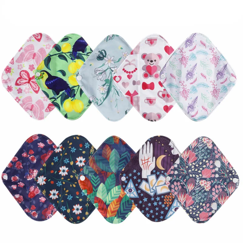 Mama Maternity Menstrual Pads Small Size Reusable Pad Panty Liner Bamboo Charcoal Washable Sanitary Towel for Women Periods
