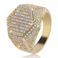 Latest Gemstone 18K Gold Plated Fine Fashion Jewelry Women Handmade Mens Rings