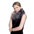 MWFur Winter Women Fur Scarves Multi Colors Collar for Girls Fluffy Fur Collar Scarf Fox Scarves Fox Hair Collar