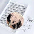 Large Tray 320 Premade Volume Fans Pointy Base with Slim Tips Heat Bonded PTB Material 8-17mm Length for Eyelash Extensions