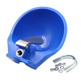 Hot Selling Wholesale Waterer Blue Bowl Horse Cow Farm Trough Automatic Animal Livestock