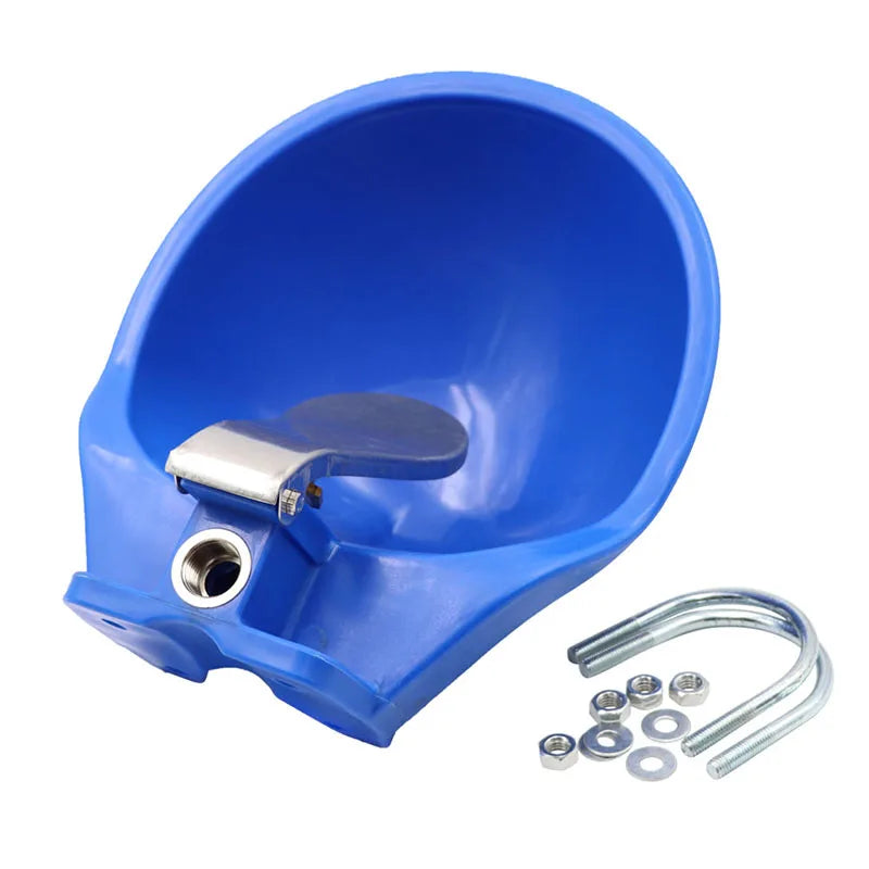 Hot Selling Wholesale Waterer Blue Bowl Horse Cow Farm Trough Automatic Animal Livestock