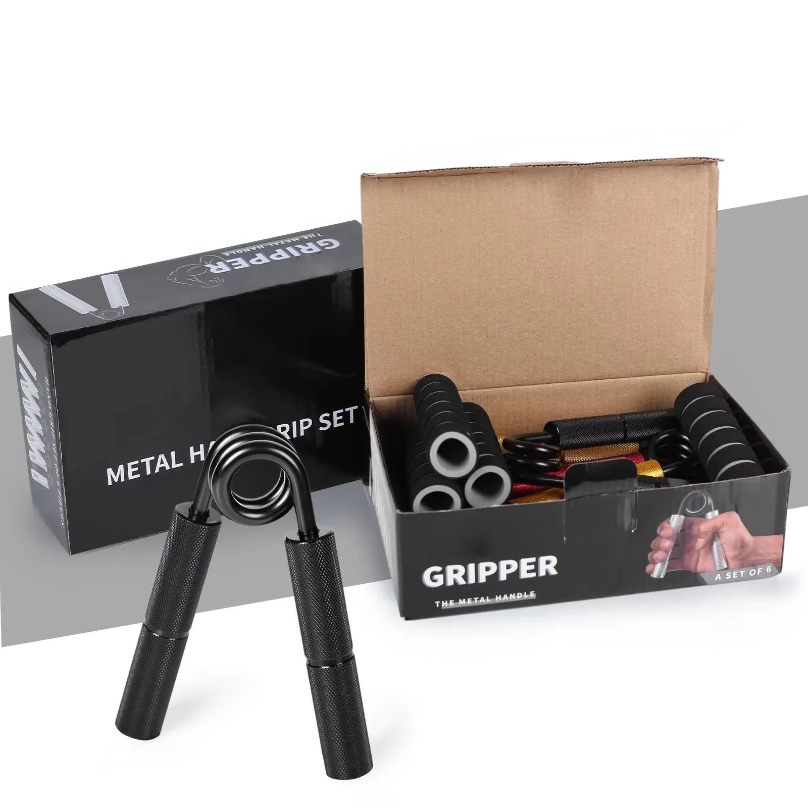 Grip Strength Trainer 50-300LB Hand Grip Strengthener Hand Gripper for Wrist Rehabilitation Strength Training and Exercise