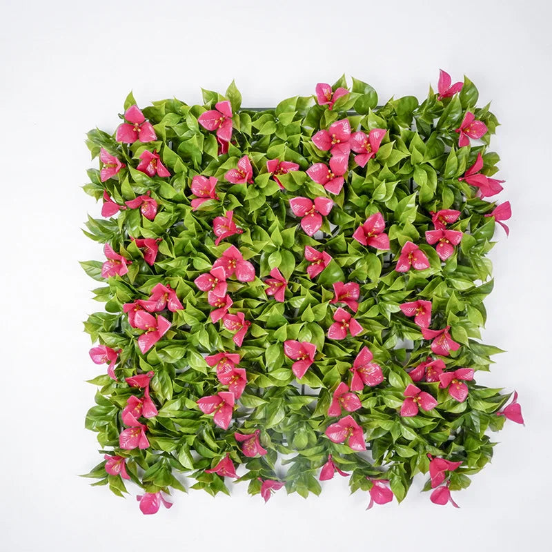 Flame Retardant Artificial Plant Wall Sunscreen Plastic Fake Grass for Background Wall Decoration