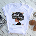 Custom LOGO White I'm a GoddessBeautiful African Lady Women T-shirt Girl Sisters Black Lives Matter Funny 90S Print Tops Tee