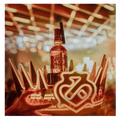 Customized Logo Rechargeable Controlled Logo and Round LED Bottle Presenter Carrier Glorifier Display for Night Club