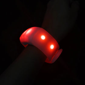 Rgb Wireless Bracelet Multicolor DMX Silicone LED Wristband Control Rubber Bracelets Plastic Material