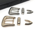 Custom Hot Sale Products 30mm Vintage Pattern Metal Three-piece Belt Buckle Belt Buckle Waist Accessories