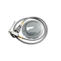 Campingmoon Gas tank Pipe Outdoor Aluminum Alloy Butane Gas Adapter Extention Gas Stove Hose with Valve