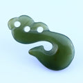 Arthurgem Jade Jewelry Carving Natural Canadian Nephrite Jade Pendant