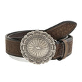 2025 Fashion Men Belts Cowboy Western Buckle Vintage Design PU Leather Belt for Men