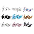 Hypoallergenic ASTM F136 Titanium Internally Threaded Top Labret Body Piercing Jewelry Fashion Cartilage Helix Earring Jewelry
