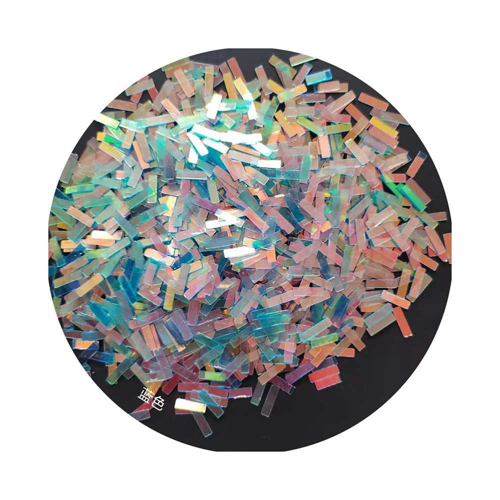 Holographic Nail Art Glitter Cross Flake Sequins Gradient Mermaid Ultra Thin Slice Toenail/Eye/Face Glitter