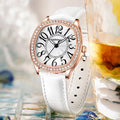2022 Hot Selling Leather Strap Movt Quartz Watch Stainless Steel Pin Buckle Watches for Ladies Fashion Women Quartz Wristwatch