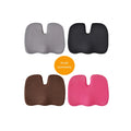 Comfortable U-Shape Coccyx Seat Cushion Luxury Polyester Velvet Fabric Removable Washable Memory Foam for Posture Support